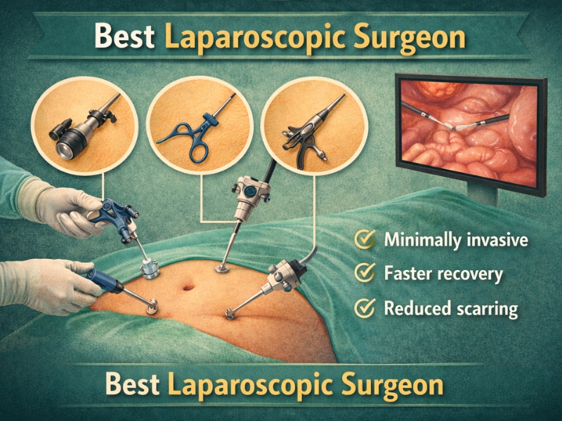 Best laparoscopic surgeon in Delhi performing minimally invasive surgery