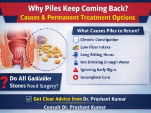 Why Piles Keep Coming Back? Causes & Permanent Treatment Options | Dr. Prashant Kumar, New Delhi