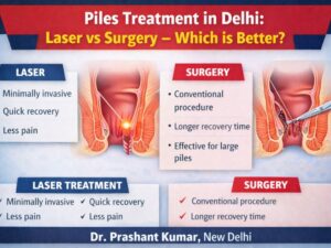 Piles Treatment in Delhi: Laser vs Surgery – Which is Better? | Dr. Prashant Kumar, New Delhi