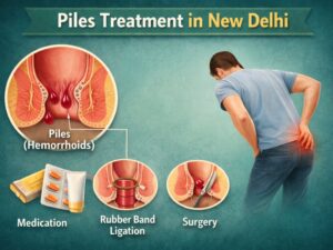 Laser vs surgery for piles treatment in New Delhi explained by specialist