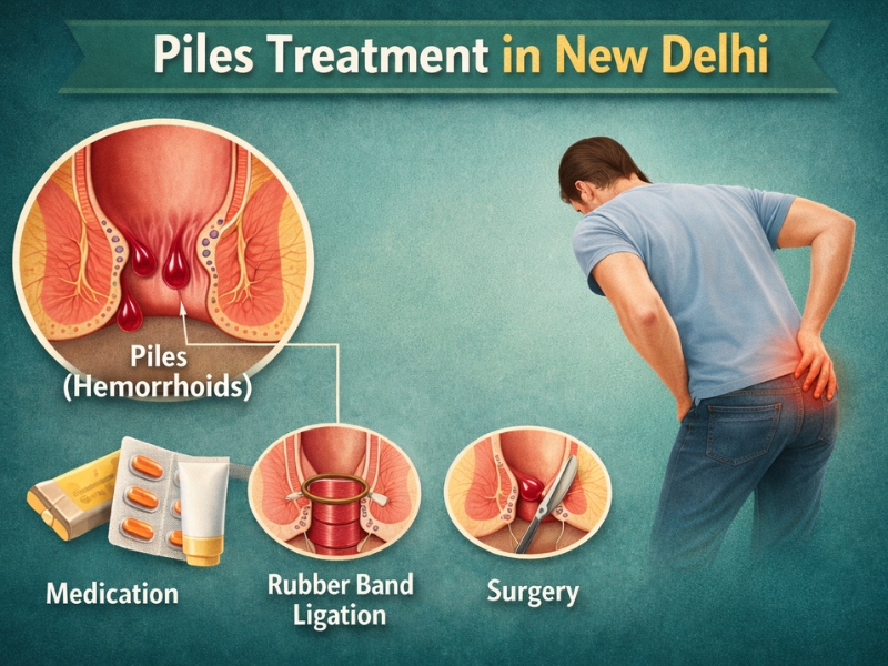Laser vs surgery for piles treatment in New Delhi explained by specialist